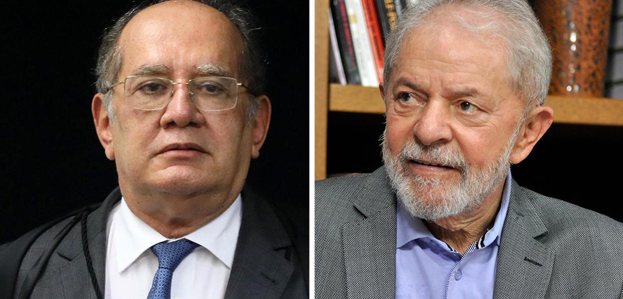Gilmar Mendes e o ex-presidente Lula