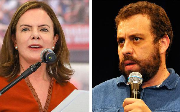 Gleisi critica petistas insatisfeitos com candidatura de Boulos à prefeitura de São Paulo