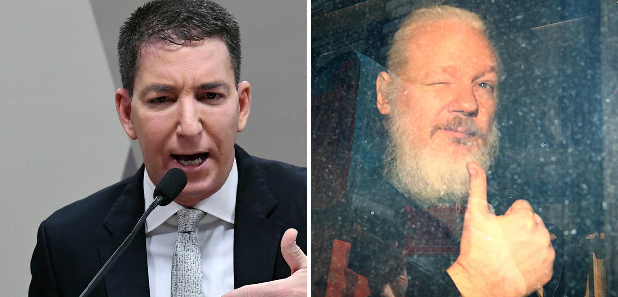 Glenn Greenwald e Julian Assange