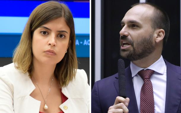 Tabata Amaral defende que Eduardo Bolsonaro seja detido