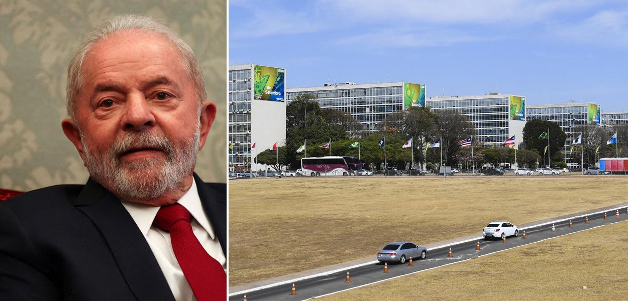 Lula e Esplanada dos Ministérios