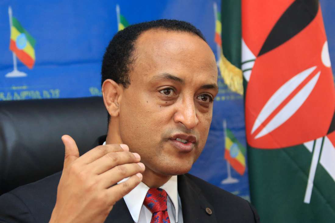 Porta-voz do Ministério das Relações Exteriores da Etiópia, Meles Alem