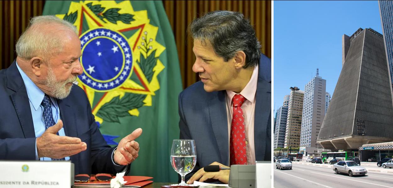 Da esq. para a dir.: Luiz Inácio Lula da Silva, Fernando Haddad e a Federação das Indústrias do estado de São Paulo