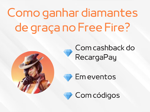 APRENDA COMO RECARREGAR DIAMANTES DE GRAÇA NO FREE FIRE GARENA! 