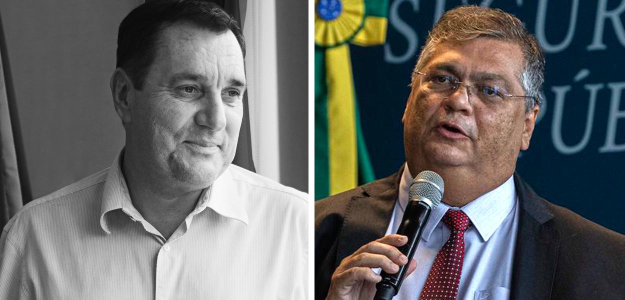 Reitor Luiz Carlos Cancellier e o ministro Flávio Dino